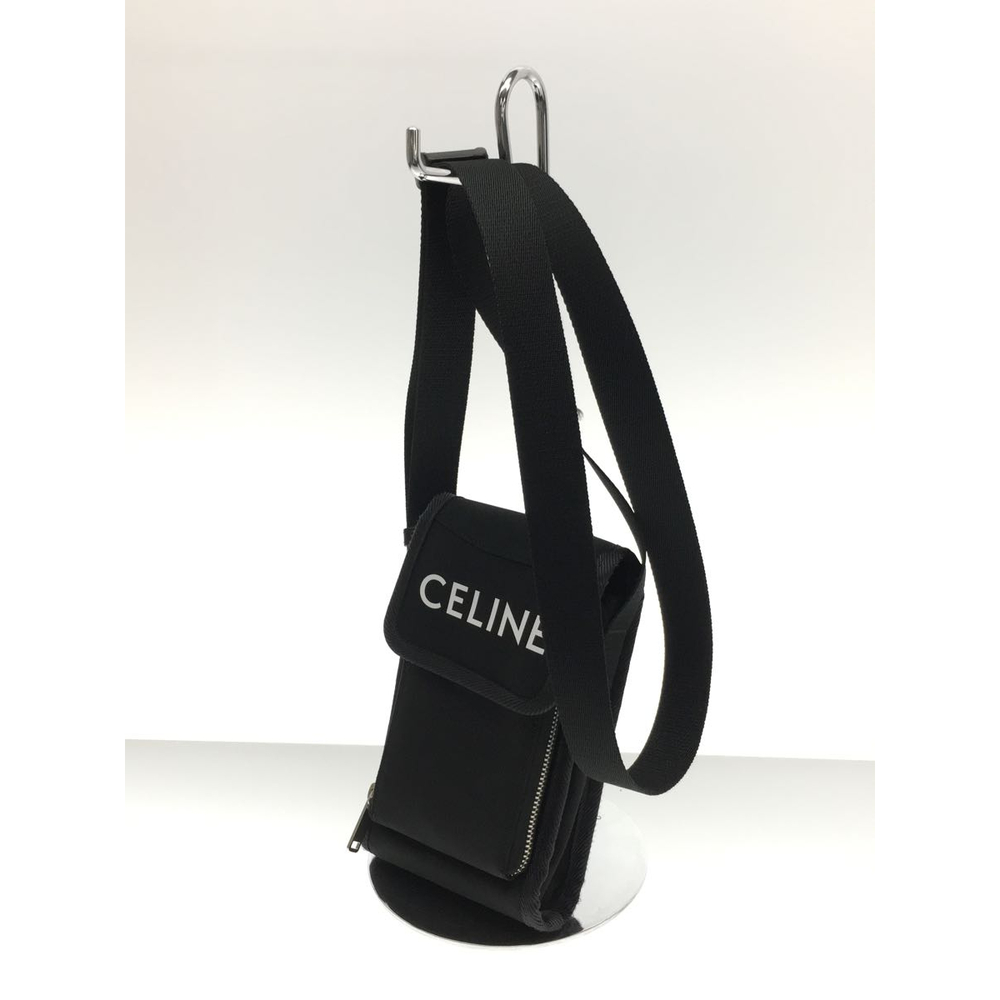 Celine Pouch Polyester Plain Black - image 5